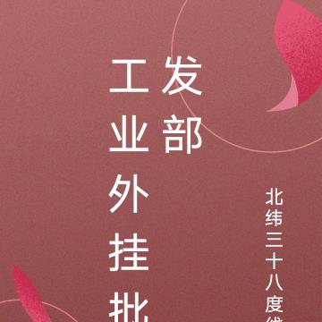 工业外挂批发部全文