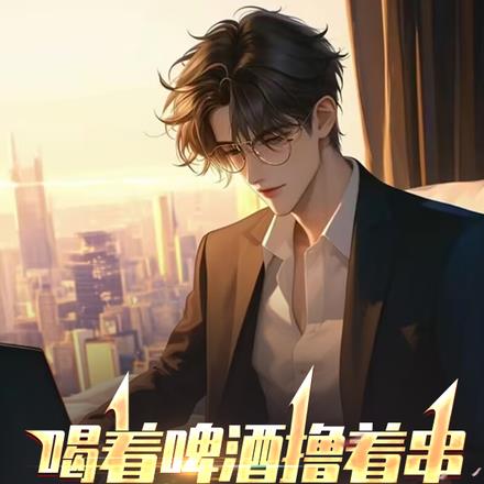喝着啤酒撸着串,这是千亿总裁?